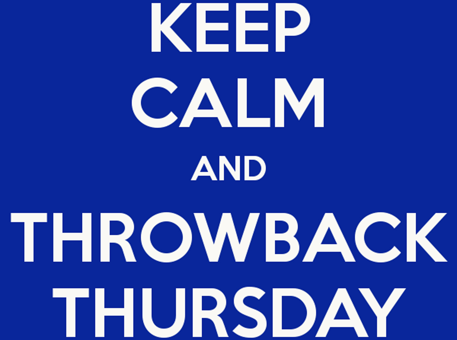 Throwback Thursday – Que negócio é esse?