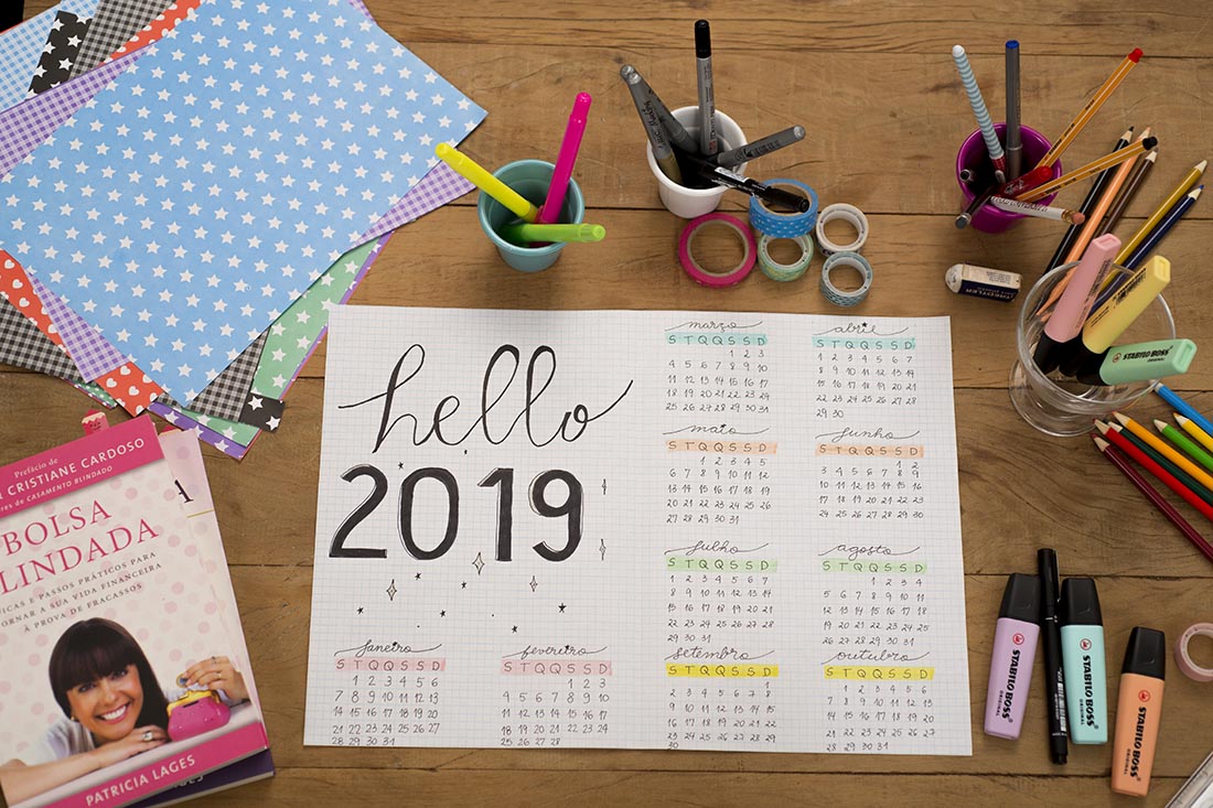 Bullet journal financeiro 2019 – PARTE 1