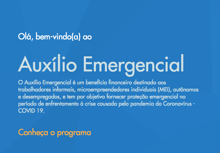 Aplicativo e site para receber auxílio emergencial são lançados